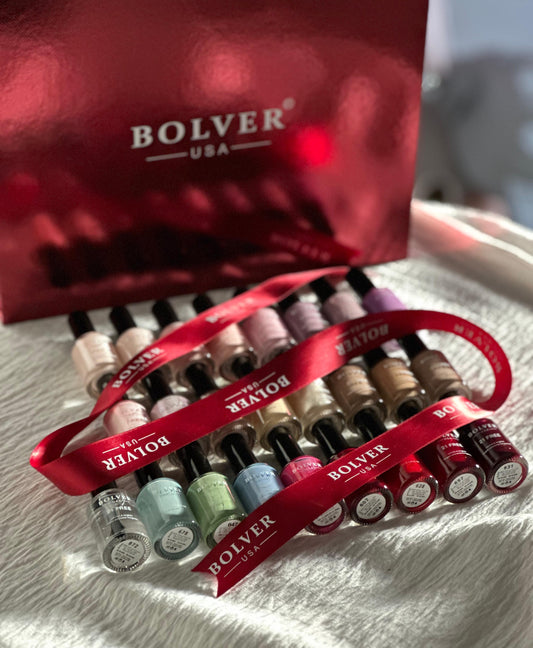 25-color nail polish box