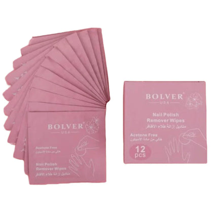 Nail polish remover wipes