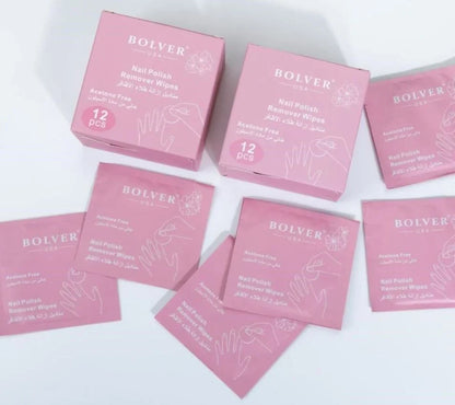 Nail polish remover wipes