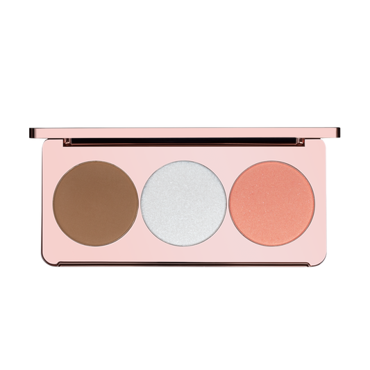 Trio Highlighter Palette LET ME STAY 02
